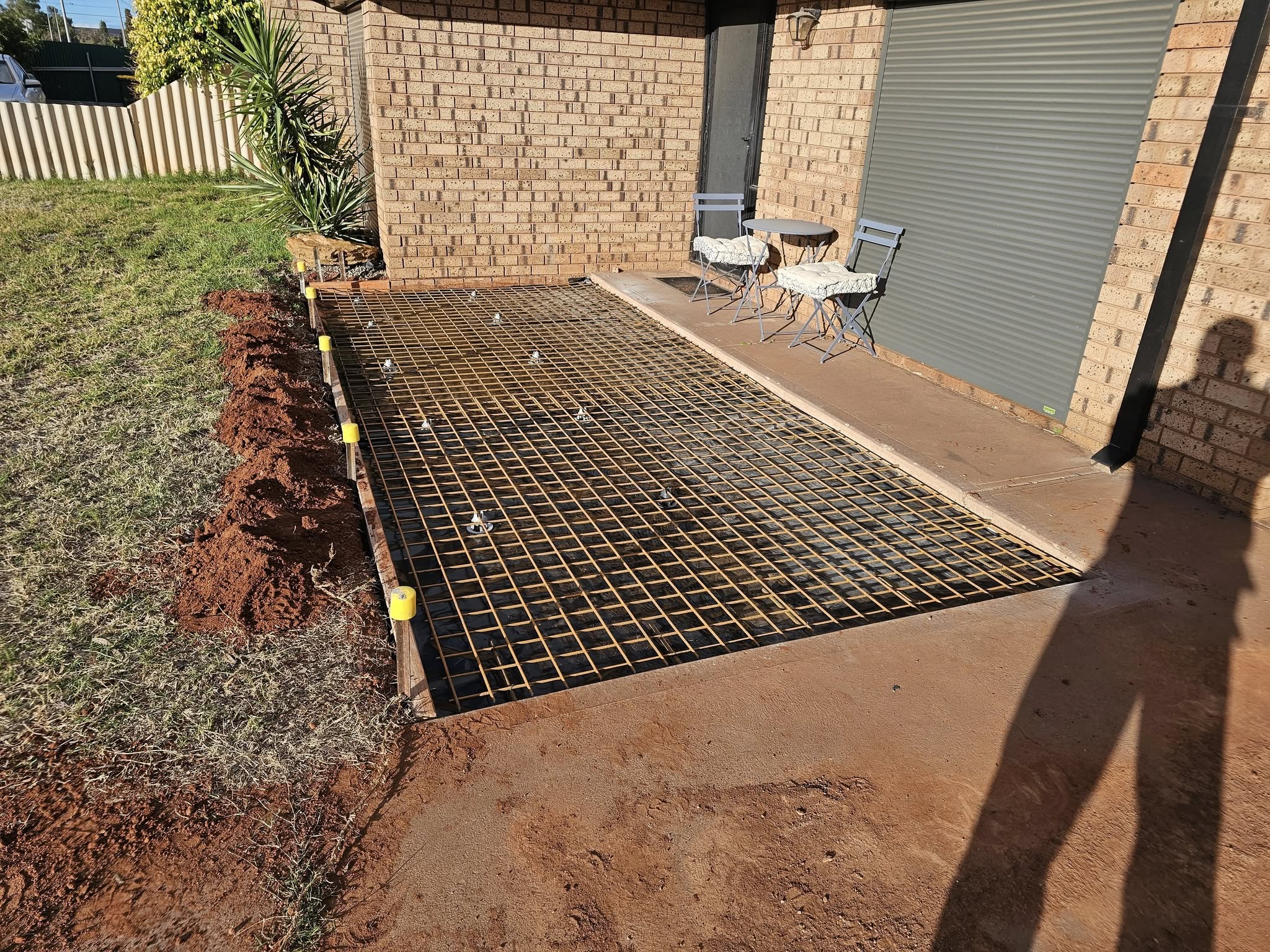 Patio 2 before
